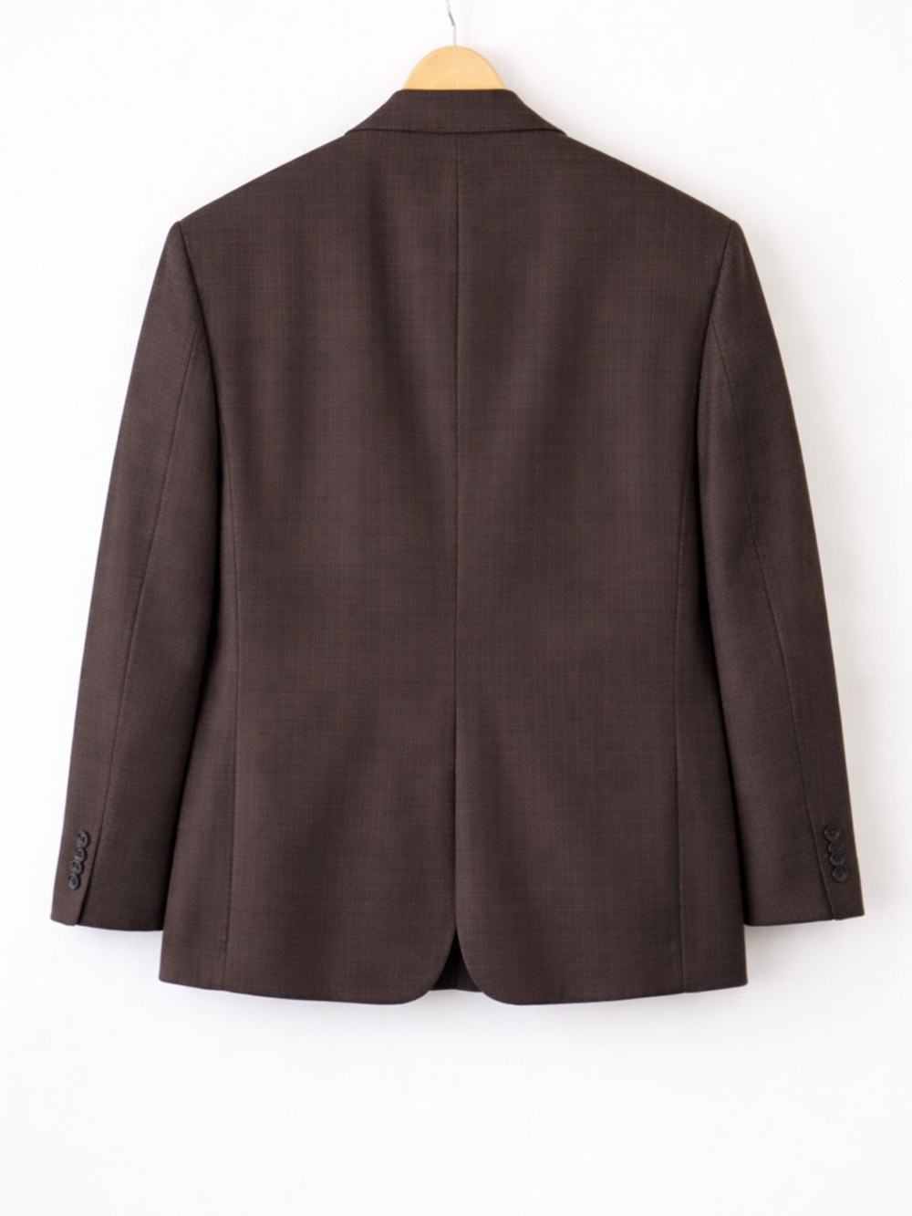 Hickey Freeman Dark Brown Sport Coat 44R | Luxury Tailored Blazer | Two Button - Picture 3 of 9